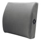 Samsonite Ergonomic Lumbar Pillow for Office Chair and Car Seat - Memory Foam Back Support Lumbar Pillow, Premium Cushion Chair Support for Lower Back Pain Relief and Versatile Use (Grey)