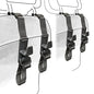 4-Pack Headrest Hooks for Car Universal Interior Auto Vehicle Back Front Seat Hanger Holder Organizer for Handbags Purses Coats and Grocery Bags - size: 4pack