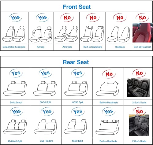 SanQing Car Seat Covers Full Set, Super Luxurious Heavy Universal Duty Waterproof Leather Automotive Vehicle Cover for Cars SUV Pick-up Truck, Non-Slip Seat Purple Car Accessories(Full Set/Purple)