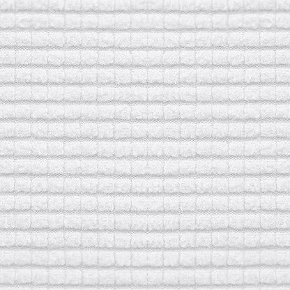Easy-Going Stretch Individual Loveseat Couch Cushion Cover Sofa Cushion Furniture Protector Sofa slipcover Soft Flexibility with Elastic Bottom (2-Piece Loveseat Cushion Cover, Snow White) - color: Snow White, size: 2-piece