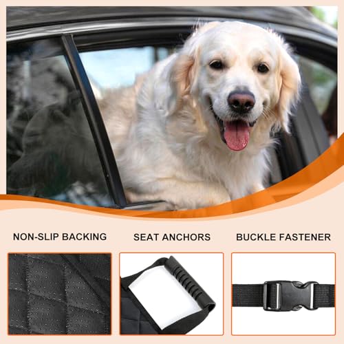 Front Dog Seat Cover, Waterproof Car Seat Covers for Dogs Nonslip Scratch-Proof Dog Seat Cover Front Seat Cover for SUV, Trucks & Cars - S, Black - size: Small (1-Pack)