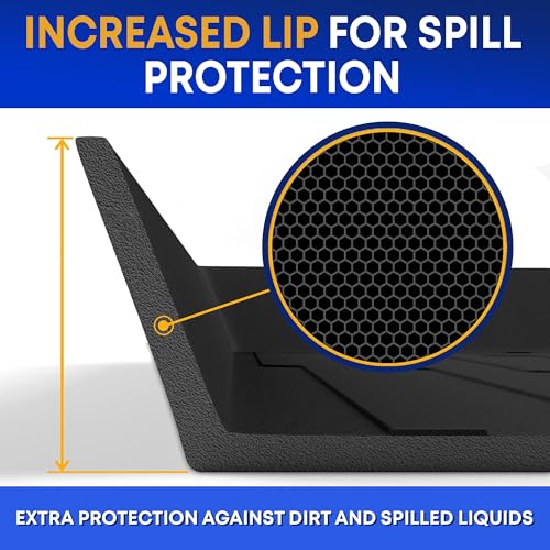 Premium Cargo Liner for KIA Sorento 5 Seat Model Trunk Layout Behind 2 Row 2016-2020 - 100% Protection - Custom Fit Car Trunk Mat - All-Season Cargo Mat - 3D Shaped Laser Measured Trunk Liners