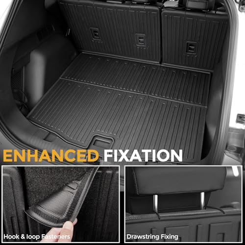 Cargo Mat for 2020-2025 2026 Ford Escape Gas (Not for PHEV), Full Coverage All Weather Trunk Cargo Liner with Backrest Protectors for Escape Accessories