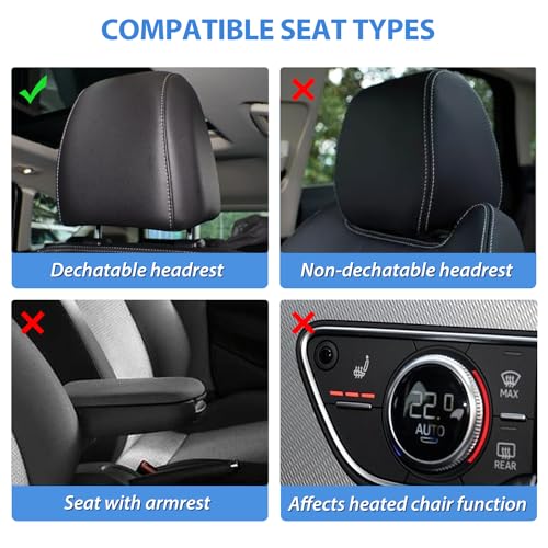 Nilight Car Seat Covers Custom Fit 2009-2024 Ram 1500 and 2010-2024 2500 3500 Waterproof Wear-Resistant Faux Leather Anti Slip Cushion Set (2PCS Front Seats Cover) - color: Front Sets 2 Seat, style: Dodge Ram 2009-2024