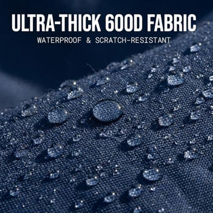 Waterproof Front Seat Car Cover, 1 Pack, Dog Car Seat Cover with Side Flaps, Nonslip Scratchproof, for Cars, Trucks, SUVs, Jeep (Stars & Stripes, Front Seat Cover)