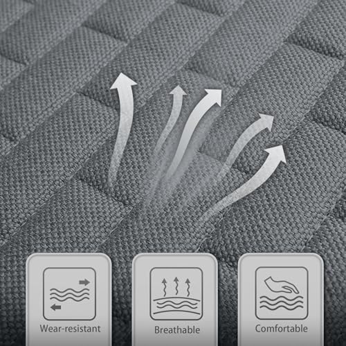 Dark Gray Car Seat Covers Front Seats,2 Pack Seat Covers for Cars Truck SUV, Front Seat Covers with Storage Pocket(Dark Gray-Front Seat) - color: Dark Gray 2 Pcs