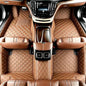 Customize Personalized Floor Mats for Cars, Full Coverage Luxury Mats, Anti-Slip Mats Set, Custom Floor Mat Suitable 99% of Sedan Trucks SUV auto (Brown) - color: Brown