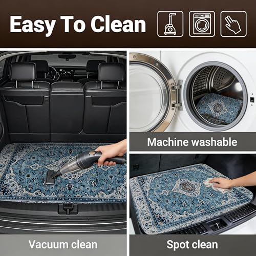 Car Trunk Mat - Universal Size 29" x 39", Bohemian Style Cargo Liner, Car Accessory for SUVs/Sedan/Wagons, Durable Protective Mat, Trunk Liner for Families/Travel Enthusiasts - style: Bohemian style-11