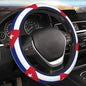 Cuban Flag Universal Steering Wheel Covers, Cute Car Accessories for Women Girls Car Truck - color: Cuban Flag