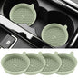 Car Cup Holder Coasters [4 Pack] Silicone Cups Mats, Automotive Universal Non-Slip Recessed Interior Accessories Desert Sage - color: 4pack-desert Sage