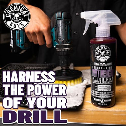 Chemical Guys Mat Renew Rubber and Vinyl Car Floor Mat Cleaner & Protectant - Cleans & Restores Rubber Liners, Running Boards, Safe for Cars, Trucks, SUVs, and More - 16 oz - size: 16 Fl Oz (Pack of 1)