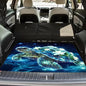 Universal Car Trunk Mat 29" x 39", Glowing Turtle All Weather Trunk Protection Cargo Liner,Durable Cargo Mat Rear Trunk Liner, Stylish Vehicle Interior Accessories Suitable for Most Car Models - color: Glowing Turtle