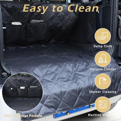 PIUGILH Car Trunk Pet Mat Cargo Liner Compatible with Land Rover Defender 2020 2021 2022 2023 2024 2025, Rear Seat Trunk Protector Cover Mat Interior Accessories (for Trunk)