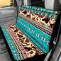 WELLFLYHOM Aztec Print Rear Bench Seat Cover for Cars Truck SUV Universal Car Seat Covers Cow Print Car Accessories Split Back Seat Backrest Protector Set of 2 - color: Aztec Cow Print