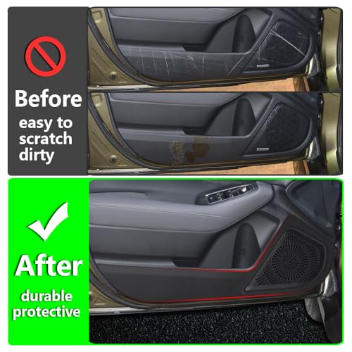 Car Door Anti Kick Pad for Subaru Outback 2020 2021 2022 2023 2024 2025 Accessories Protector Mat Anti Dirty Collision Stickers Inner Decorative Protection