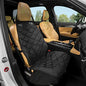 Premium Bucket Car Seat Protector | Diamond Stitching | Washable & Waterproof Front Seat Dog Cover Car, Truck, & SUV | Nonslip, Tear Resistant Pet Passenger Seat Cover | Black - color: Black
