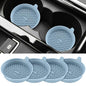 ME.FAN Car Cup Holder Coasters [4 Pack] Silicone Cups Mats, Automotive Universal Non-Slip Recessed Interior Accessories Ether - color: 4 Pack-ether