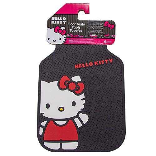 Plasticolor Hello Kitty Sanrio Waving Front & Rear Car Truck SUV Seat Rubber Floor Mats