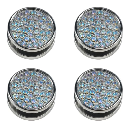 YoRise 4PCS Bling Car Hooks, Crystal Rhinestone Car Storage Hook with Self-Adhesive Backing, Multi-Function Dashboard Hooks, Hanging Mini Hook for Vehicle Cable Keys Sunglasses Hat (Colorful) - color: Colorful