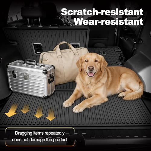Cargo Liner and Backrest Mat for Chevy Equinox 2018-2024 - Custom Fit All Weather Trunk Mat Seat Back Cover - Car Accessories Interior Protection Rear Cargo Mat (Not for EV) - size: 2018-2024 Equinox