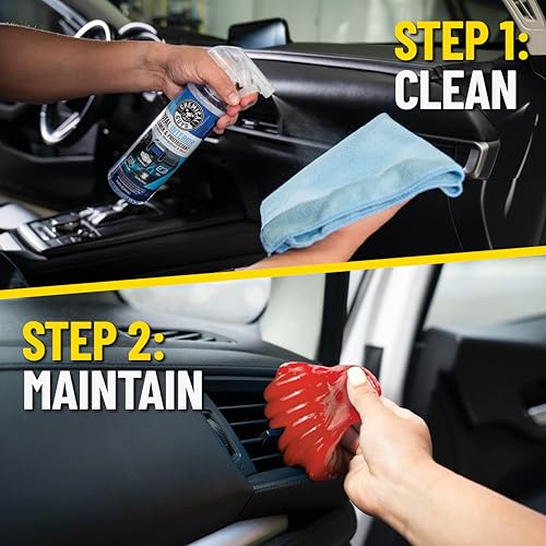 Chemical Guys Interior Cleaning Kit with Storage Bag Total Interior Cleaner Microfiber Towels Detailing Brushes and Sticky Gel Giftable Car Care Set - 10 Items - style: KIT + BAG