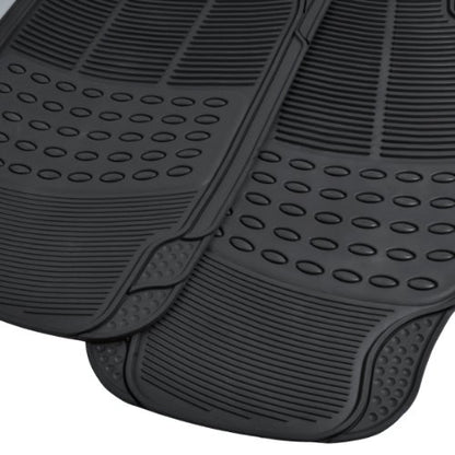 BDK Contour Liners - Original Heavy Duty Rubber Floor Mats for Car SUV Truck & Van - All Weather Protection (Original)