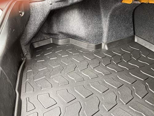 Premium Cargo Liner for Ford Mustang 2015-2023 - 100% Protection - Custom Fit Car Trunk Mat - All-Season Black Cargo Mat - 3D Shaped Laser Measured Trunk Liners for Ford Mustang 2015-2023