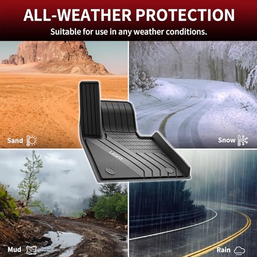 LASFIT Floor Mats Fit for BMW X7 2019-2025 2026 7 Seaters, Custom Fit TPE All Weather Waterproof Floor Mat Front & Rear Rows Car Liners for xDrive40i xDrive50i M50i M60i, Black - size: 5) X7 7-Seat 2019-2026 | Floor Mats