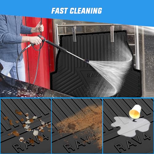 Nilight Cargo Mats for Toyota RAV4 2019 2020 2021 2022 2023 2024 2025,All Weather Protection Heavy Duty Cargo Liners - color: 2019-2025 Toyota RAV4|Cargo Mat