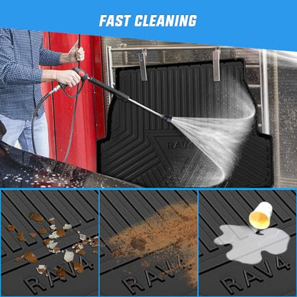 Nilight Cargo Mats for Toyota RAV4 2019 2020 2021 2022 2023 2024 2025,All Weather Protection Heavy Duty Cargo Liners - color: 2019-2025 Toyota RAV4|Cargo Mat