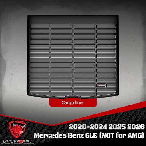 Cargo Liner Compatible with 2020-2024 2025 2026 Mercedes Benz GLE (NOT for AMG) Cargo Mat，All Weather Protection Trunk Liner Rear Trunk mat，Black - style: 24)Mercedes Benz GLE 2020-2024