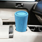 Craedli Bling Car Tissue Holder for Cup Holder, Sparkly Crystal Rhinestone Round Cylinder Car Tissue Box, Refillable Tissues Dispenser Auto Interior Paper Napkin Container with 1 Pack Tissues (Blue) - color: Blue