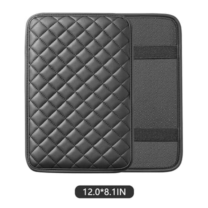 Car Armrest Covers, Vehicle Center Console Cover, Middle Storage Organizer Pads, Dog & Cat Paws Protetor, Nappa Leather, Waterproof, Anti-Slip, Auto Interior Accessories, Black, Size S