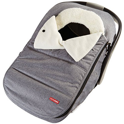 Skip Hop Winter Car Seat Cover, Stroll & Go, Heather Grey - color: Heather Grey