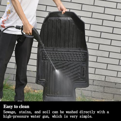 Floor Mats for 2024 2025 2026 Chevy Equinox EV (Non Fuel),TPE All Weather Protection 2 Rows Car Floor Liners Accessories for Chevrolet Equinox EV - size: 2024 2025 Equinox EV Floor Mats