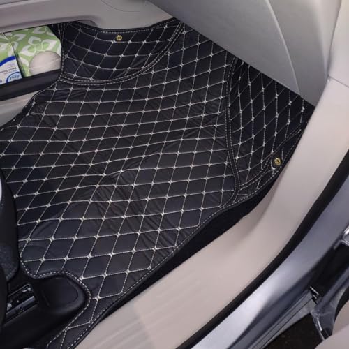 Customize Floor mats for car fit 99% Sedans SUV Sports,Custom Automotive Floor mat Fit Truck, All Weather Men Women Car Protection Pads Non-Slip auto Floor Liners (Black), RH2206UPR