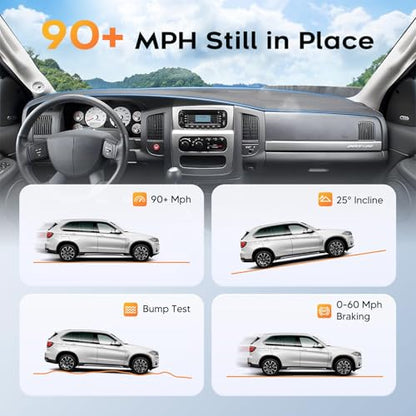 CARTIST Gray Dash Cover for 2002-2005 Dodge Ram 1500/2003-2005 Dodge Ram 2500 3500 Dashboard Cover Accessories Premium Anti-Glare Sun Shade Dodge Ram Dash Mat Non-Slip&Airbag Safe Interior Protector