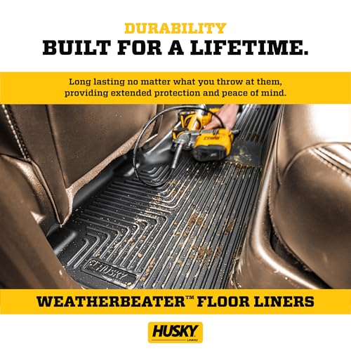 Husky Liners Weatherbeater Frunk Liner | Fits 2022-2026 Ford F-150 Lightning | Frunk, 1-pc. Black - 43341 - style: Frunk
