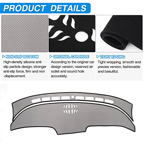 CARTIST Dash Cover Fits for Hyundai Santa Cruz 2022 2023 2024, Dashboard Mat for Santa Cruz Accessories with Non-Slip Silicone Backside - size: Hyundai Santa Cruz 2022-2024