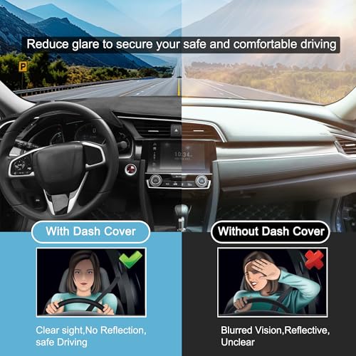 YYCKE Dash Cover Mat Custom Fit for 2022-2025 2026 Toyota GR86/ BRZ Accessories Dashboard Pad Carpet Protector - size: Toyota GR86/ BRZ 2022-2025 2026