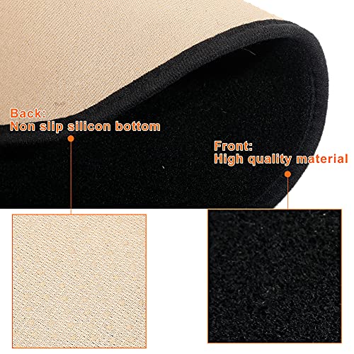 X AUTOHAUX Car Dashboard Cover for Hyundai Sonata 2011 2012 2013 2014 Nonslip Dash Carpet Dash Guard - color: Black