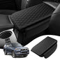 Center Console Cover for Toyota 4Runner 2010-2022 2023 2024 Accessories with Side Pockets, Armrest Cover Thickened PU Leather Car Armrest Box Cushion Pad Protector - size: Toyota 4Runner 2010-2024