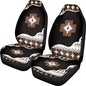 Dreaweet Boho Car Accessories Aztec Seat Covers for Cars SUV Trucks,Native American Indian Ethnic Tribal Geometric Pattern Car Seat Covers Front Seats Only,Brown Navajo Design - color: Brown Navajo Print