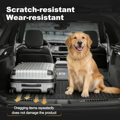 2025 XT4 Cargo Liner | Custom Fit Trunk Mat for 2019-2025 Cadillac XT4, All Weather Rear Cargo Mat 3D Waterproof Durable Odorless Trunk Liners for 2025 XT4 Cargo mat, Black - style: 1) for Cadillac XT4 Cargo Liner