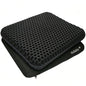 Egg Gel Seat Cushion, Breathable Gel Cushion Chair Pads with Non-Slip Cover for Home Office Car Wheelchair, Honeycomb Design Egg Seat Cushion As Seen On TV (Black) - color: Black, size: 16 x 14 x 1.65 inch