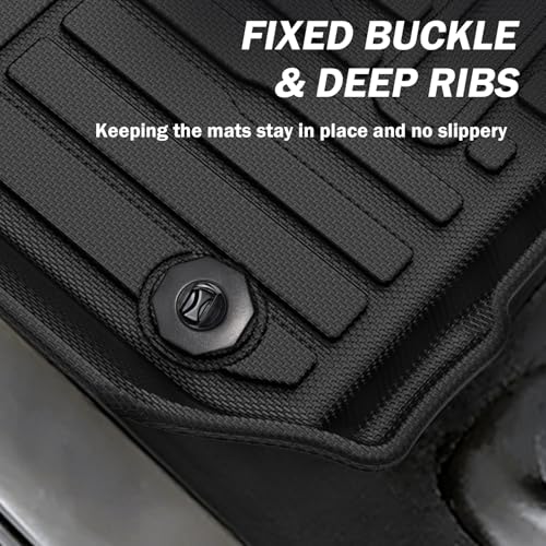 KUST Floor Mats for Honda HR-V 2023-2025 2026, Cargo Mat Floor Liners Back Seat Mats for HRV Accessories, All Weather Protection TPE Rubber Rear Trunk Mat High Edge (Full Set Mats) - style: For │ HR-V 2023-2026 │ Full Set