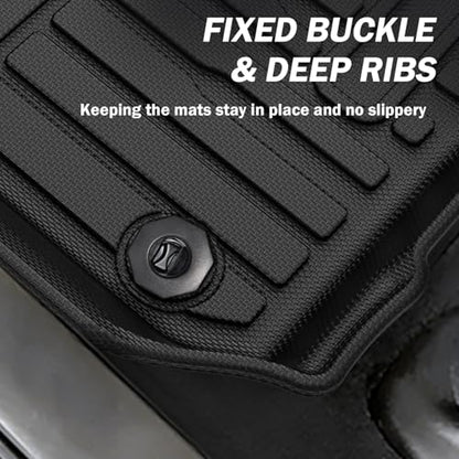 KUST Floor Mats for Honda HR-V 2023-2025 2026, Cargo Mat Floor Liners Back Seat Mats for HRV Accessories, All Weather Protection TPE Rubber Rear Trunk Mat High Edge (Full Set Mats) - style: For │ HR-V 2023-2026 │ Full Set