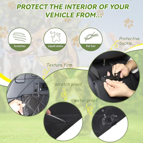 Pet Cargo Liner for Subaru Outback 2020 2021 2022 2023 2024 Accessories, Waterproof & Nonslip Cargo Liner for Dogs, Dog Seat Cover Mat Backseat Protector - style: Style A
