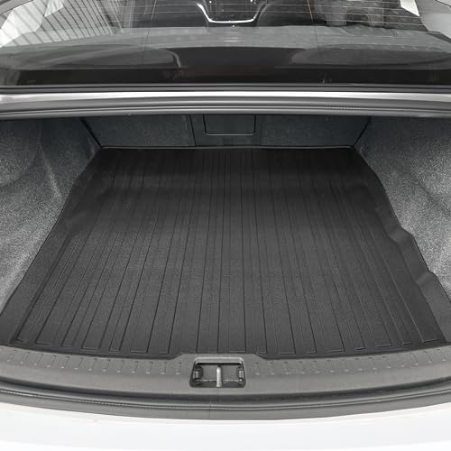 Premium Cargo Liner for Volvo S60 B5 Sedan 2019-2025- 100% Protection - Custom Fit Car Trunk Mat - All-Season Black Cargo Mat - 3D Shaped Laser Measured Trunk Liners for Volvo S60 T8