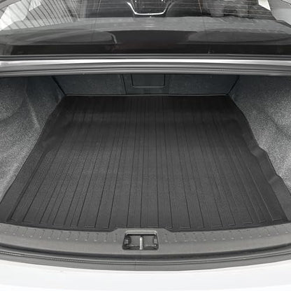 Premium Cargo Liner for Volvo S60 B5 Sedan 2019-2025- 100% Protection - Custom Fit Car Trunk Mat - All-Season Black Cargo Mat - 3D Shaped Laser Measured Trunk Liners for Volvo S60 T8